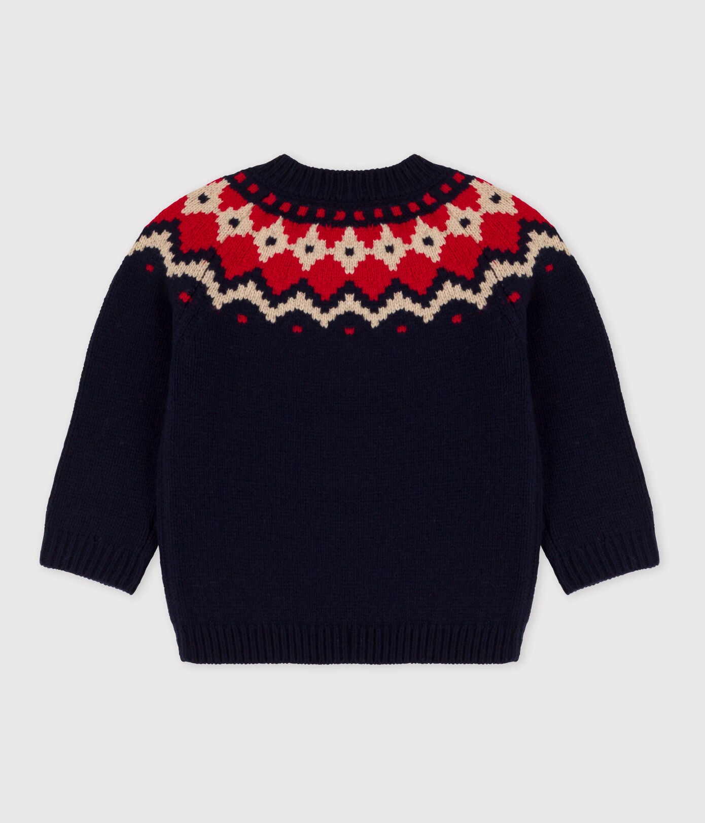 Babies' Wool/Cotton Knitted Pullover Babies' Wool/Cotton Knitted Pullover