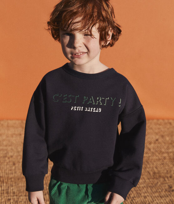 BOYS' SWEATSHIRT IN LOVELY WARM FLEECE