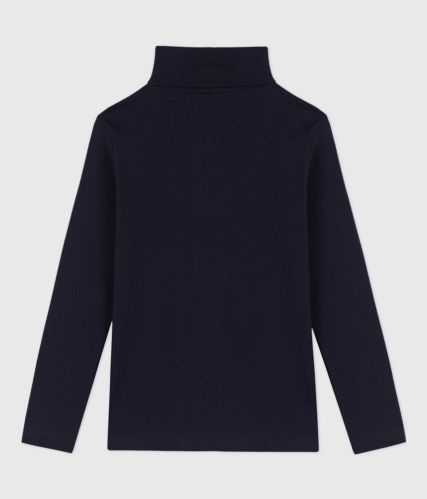 UNISEX CHILDREN'S COTTON POLO NECK