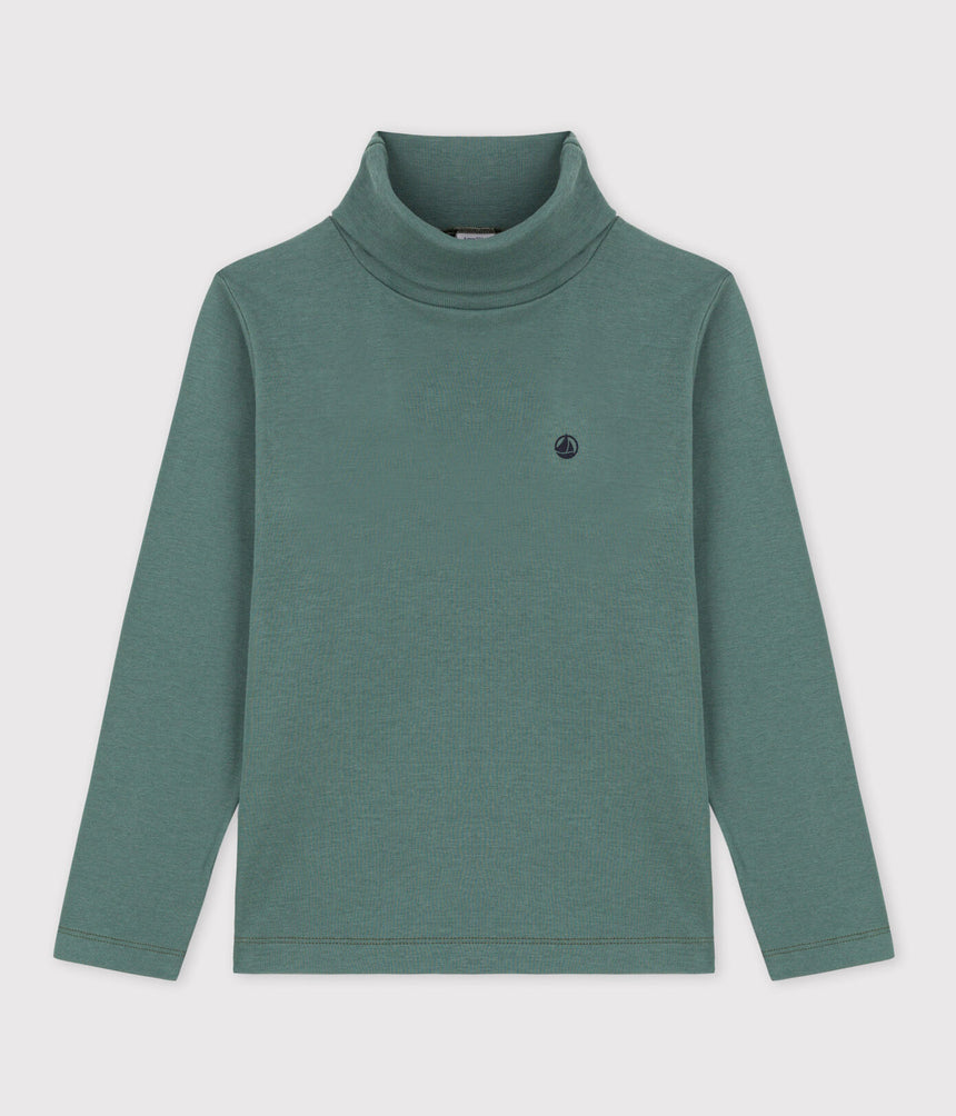 UNISEX CHILDREN'S COTTON POLO NECK