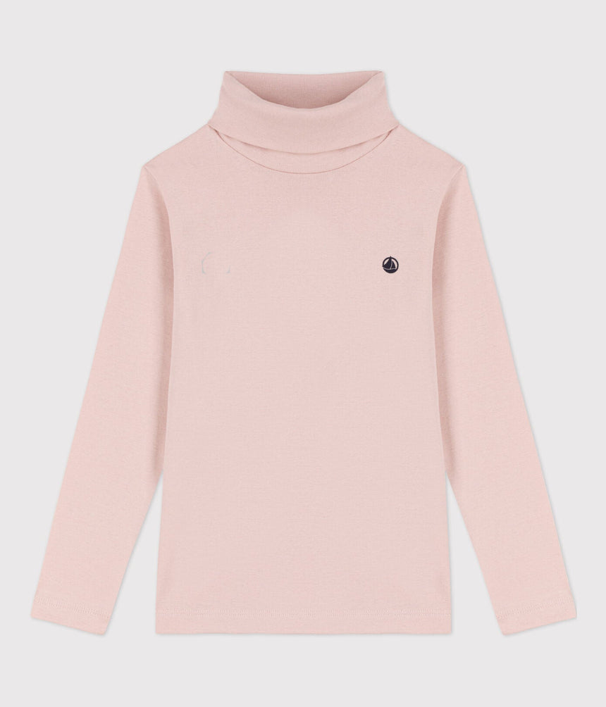 UNISEX CHILDREN'S COTTON POLO NECK