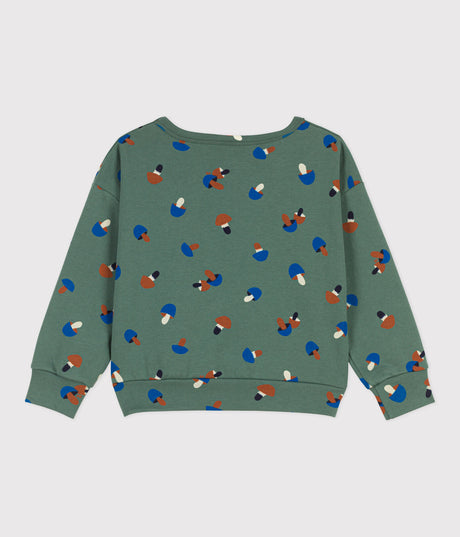 CHILDREN'S UNISEX PRINTED FLEECE SWEATSHIRT