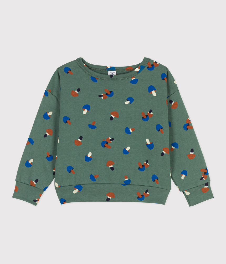 CHILDREN'S UNISEX PRINTED FLEECE SWEATSHIRT