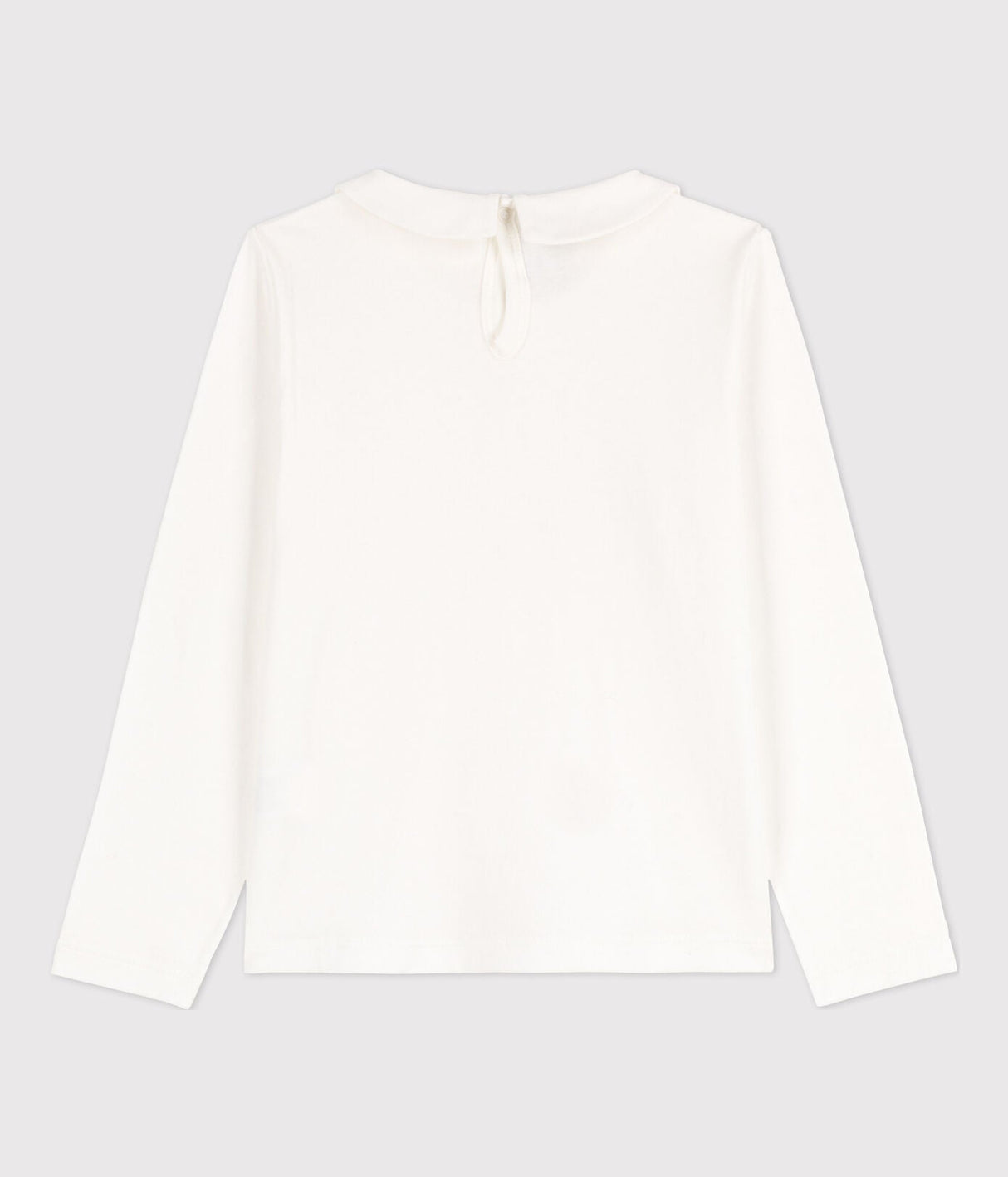 GIRLS' LONG-SLEEVED COTTON T-SHIRT