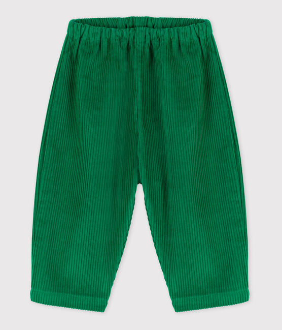 BABIES' LARGE GAUGE VELOUR TROUSERS
