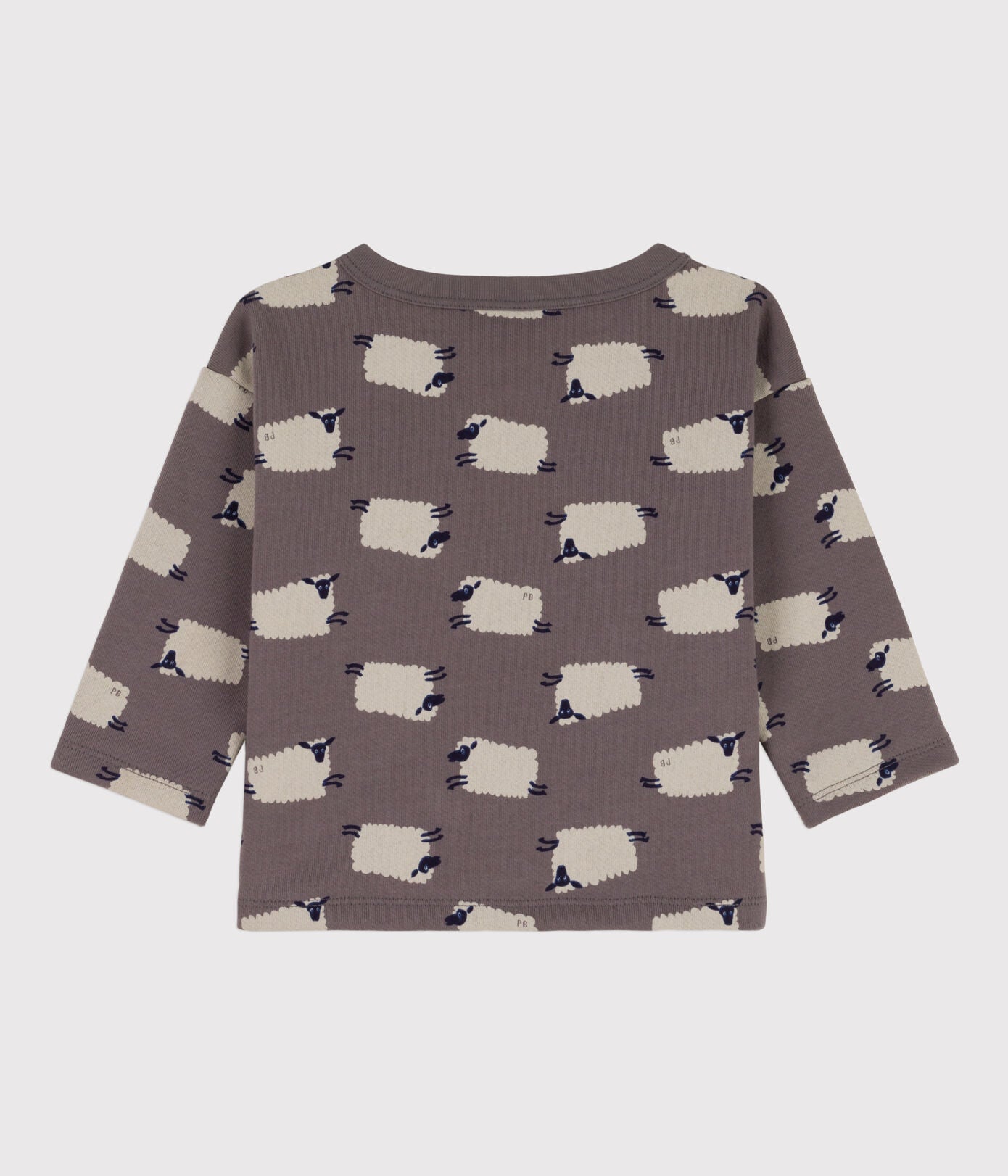 BABIES' SHEEP PRINT FLEECE SWEATSHIRT BABIES' SHEEP PRINT FLEECE SWEATSHIRT