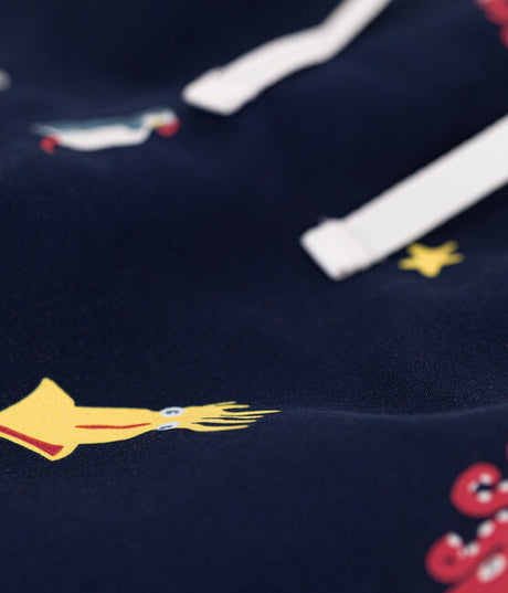 BOYS' RECYCLED PRINTED SWIM SHORTS
