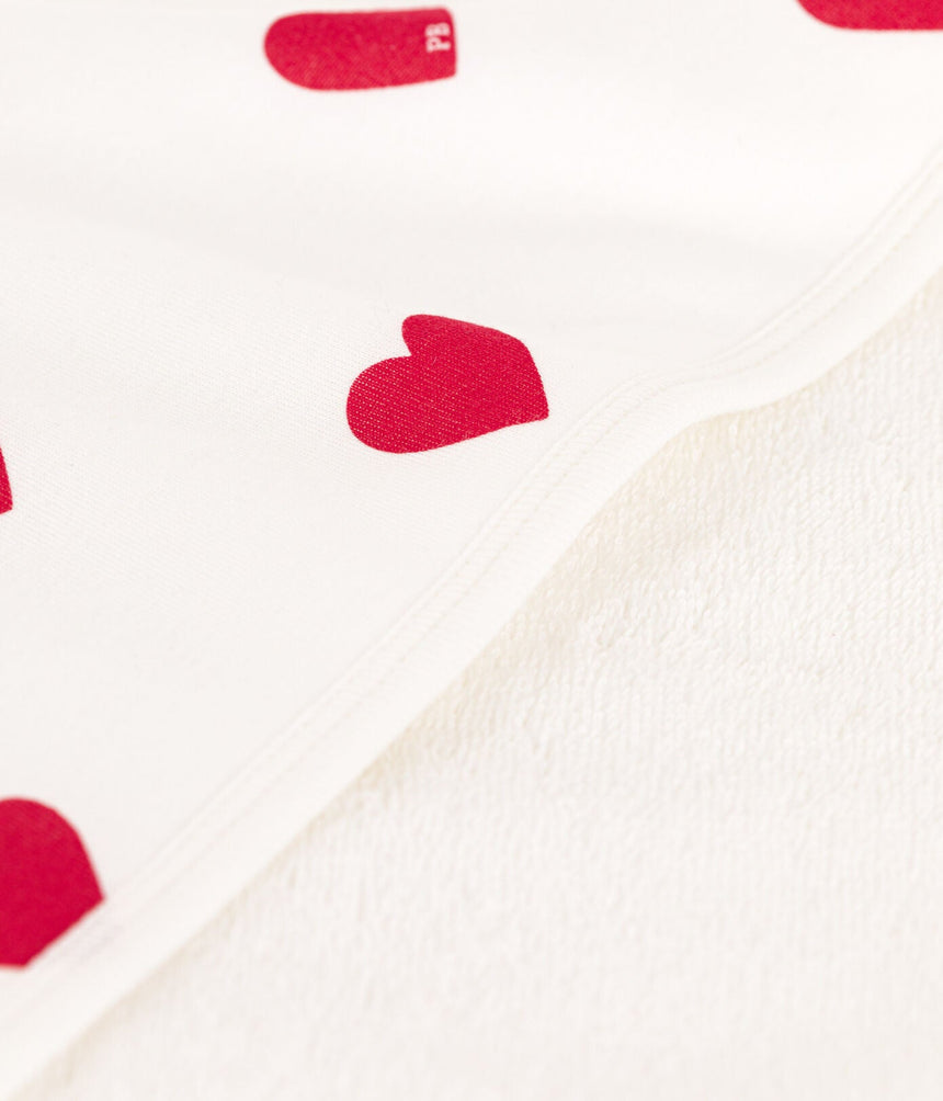 HEART COTTON BATH WRAP