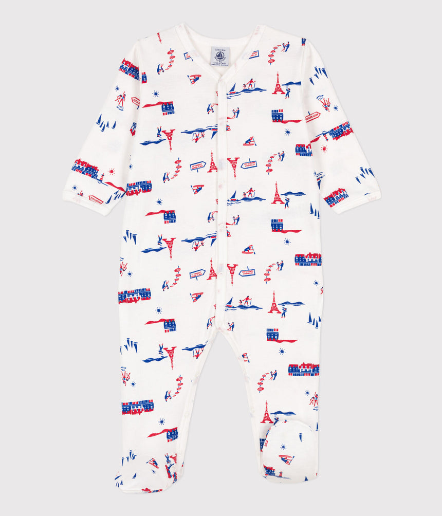 LE TOUQUET-PARIS-PAGE COTTON SLEEPSUIT