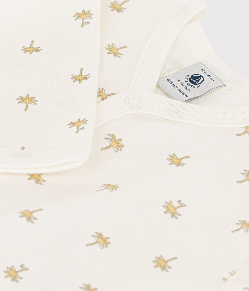 COTTON PALM SLEEPSUIT