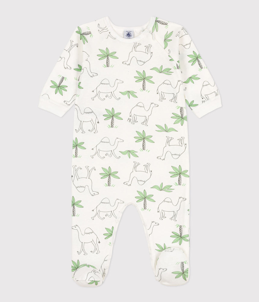 PRINTED  COTTON SLEEPSUIT