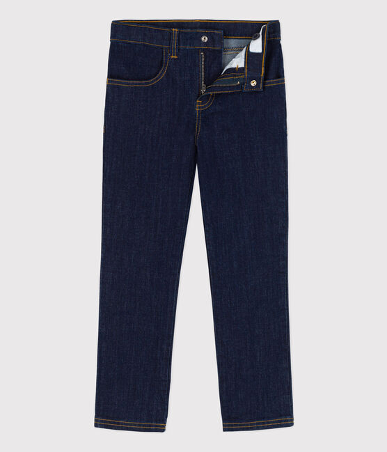 GIRLS' DENIM SLIM-FIT TROUSERS