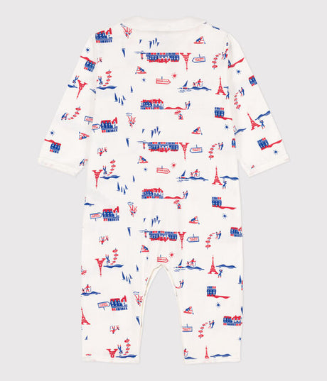 LE TOUQUET-PARIS-PLAGE COTTON FOOTLEES SLEEPSUIT