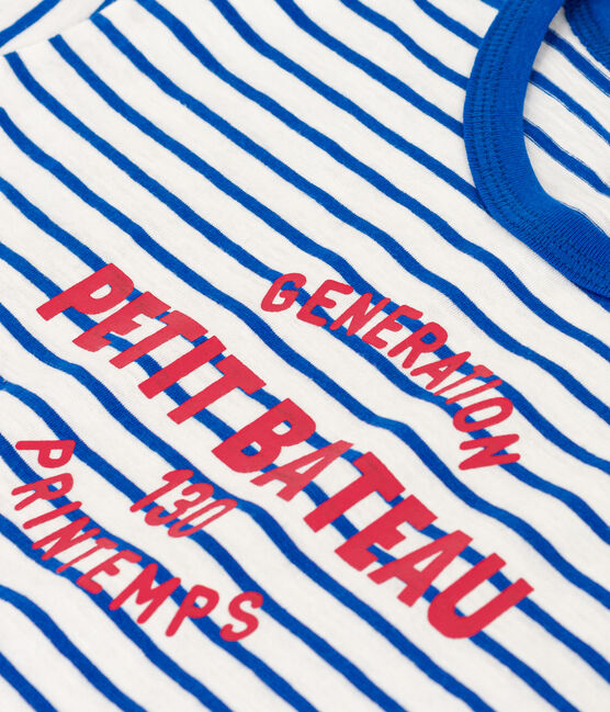 CHILDERNS STRIPY UNISEX COTTON T-SHIRT