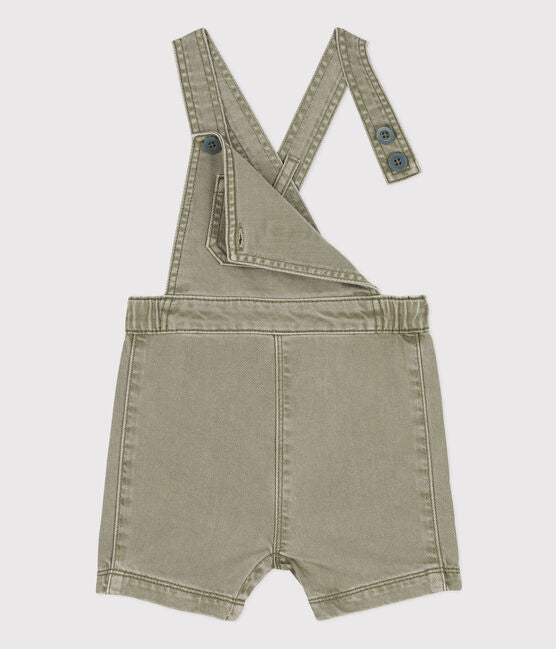 BABIES' DENIM DUNGAREE SHORTS