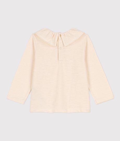 BABIES' LONG-SLEEVED SLUB JERSEY BLOUSE