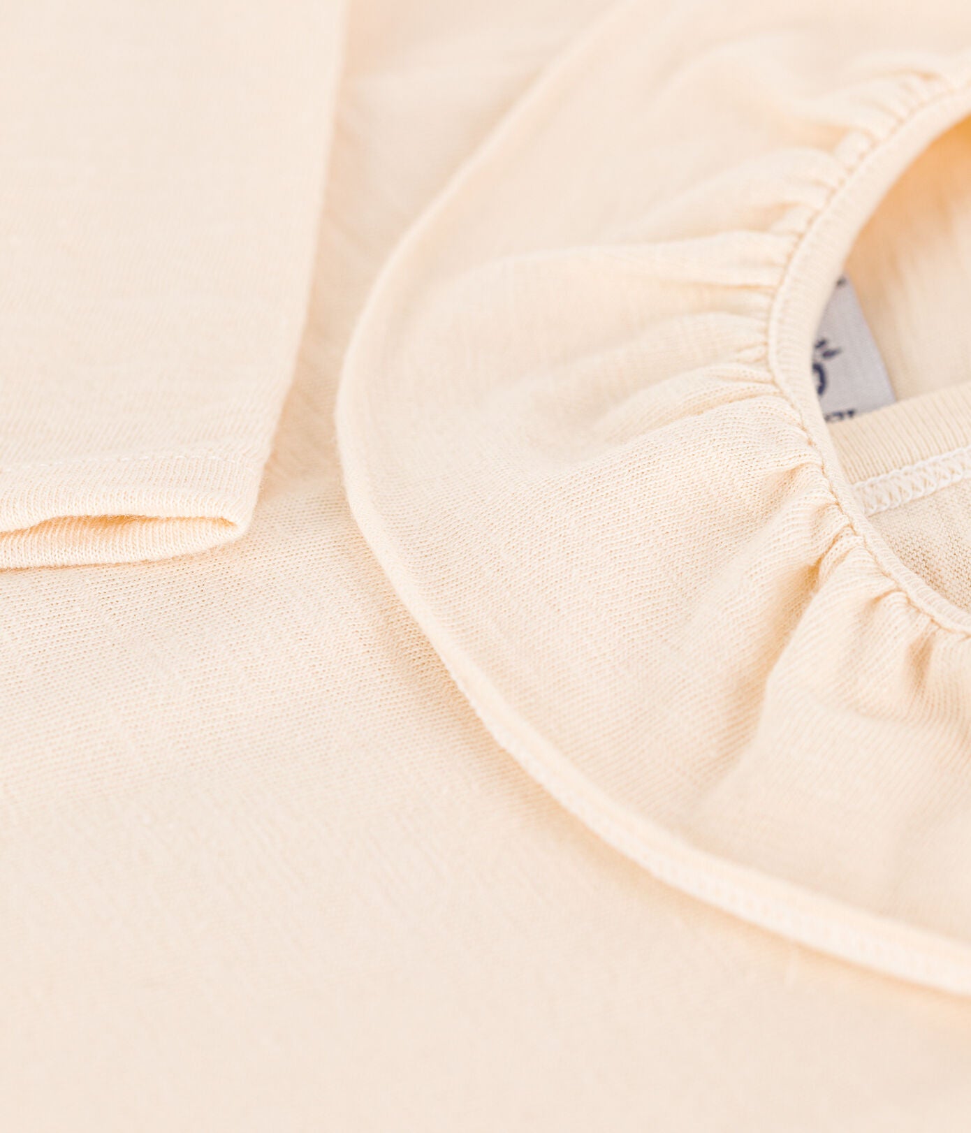 BABIES' LONG-SLEEVED SLUB JERSEY BLOUSE BABIES' LONG-SLEEVED SLUB JERSEY BLOUSE
