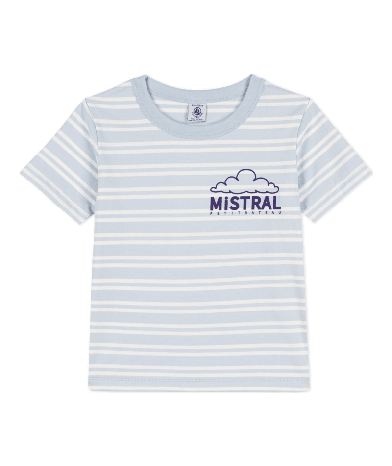 BOYS STRIPED COTTON T-SHIRT