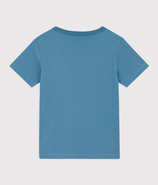 BOYS' SHORT-SLEEVED COTTON T-SHIRT