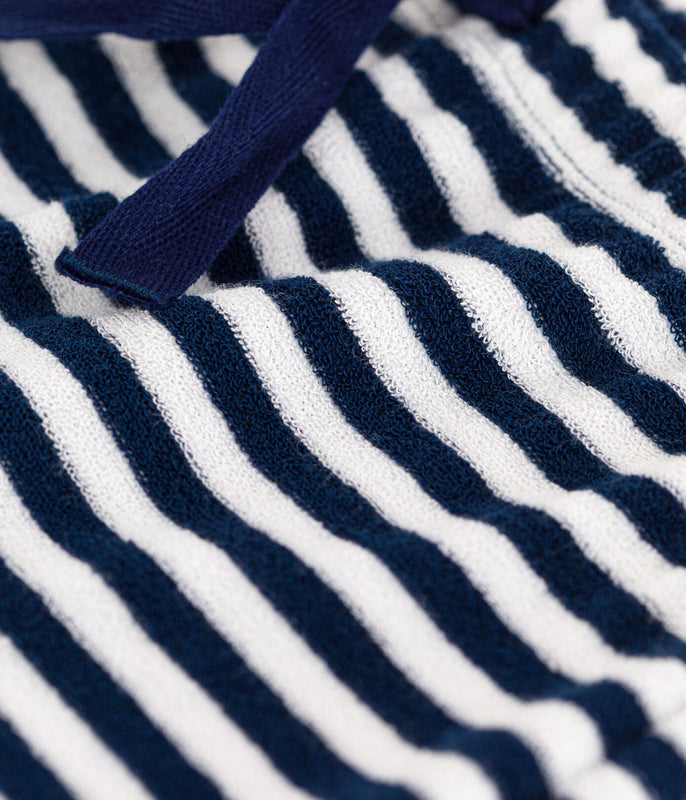 Babies' Striped Brushed Terry Toweling Trousers