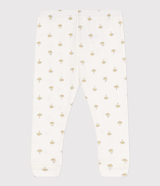 BABIES' COTTON FLORAL LEGGINGS