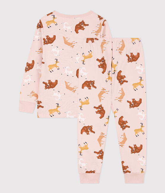 Girls Animal Fleece Pyjamas