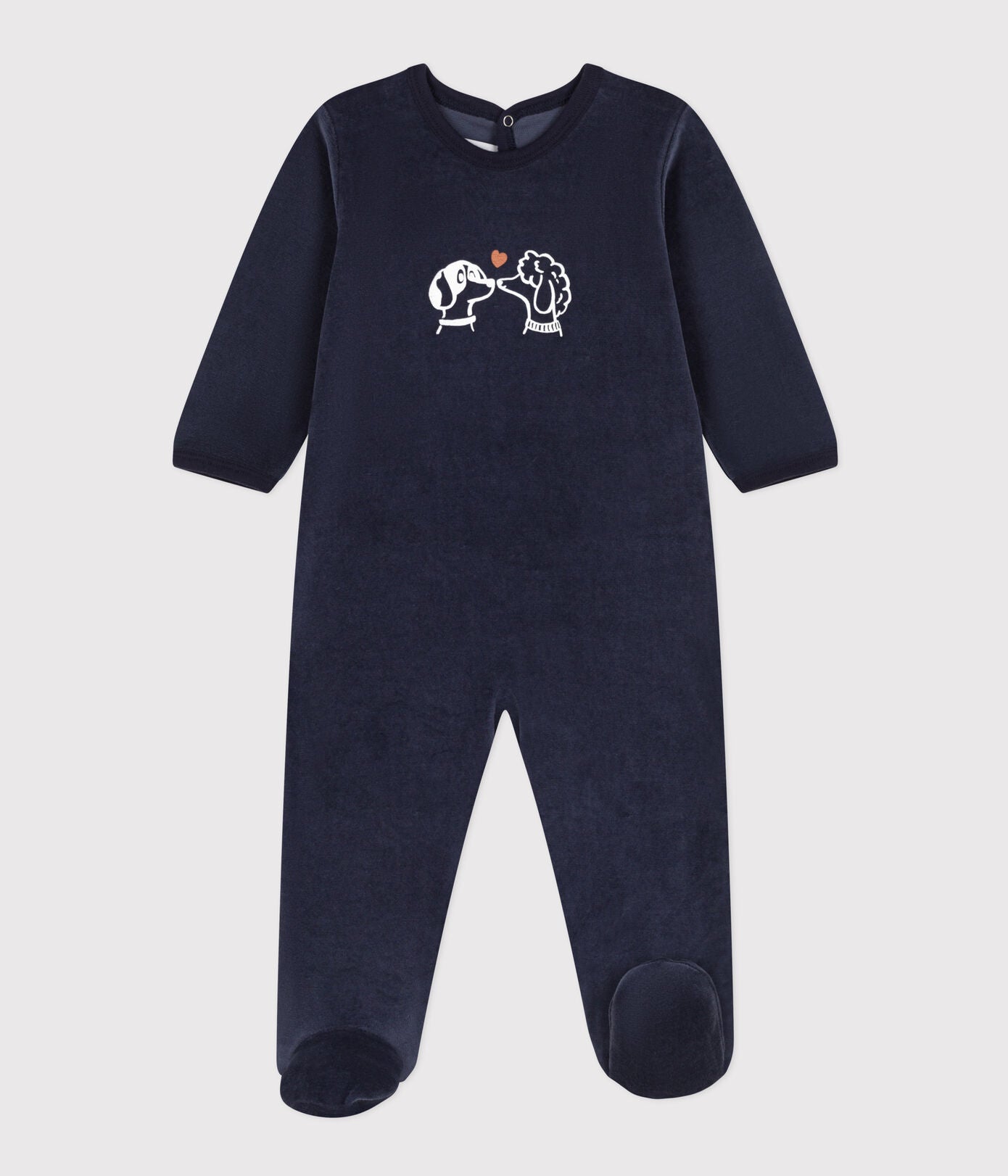 BABIES' VELOUR DOG PATTERNED PYJAMAS BABIES' VELOUR DOG PATTERNED PYJAMAS