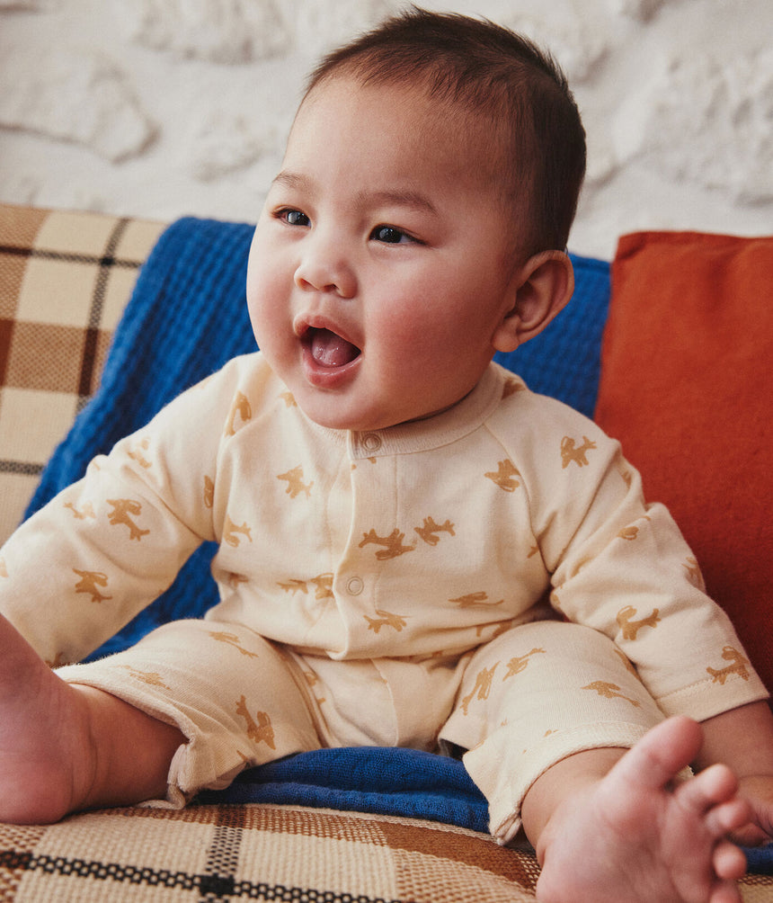 BABIES' LIGHT FLEECE JUMPSUIT