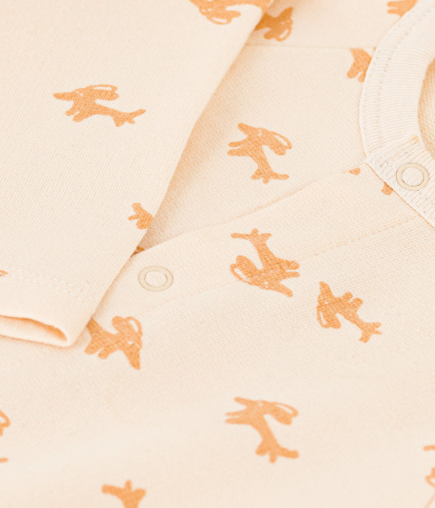 BABIES' LIGHT FLEECE JUMPSUIT