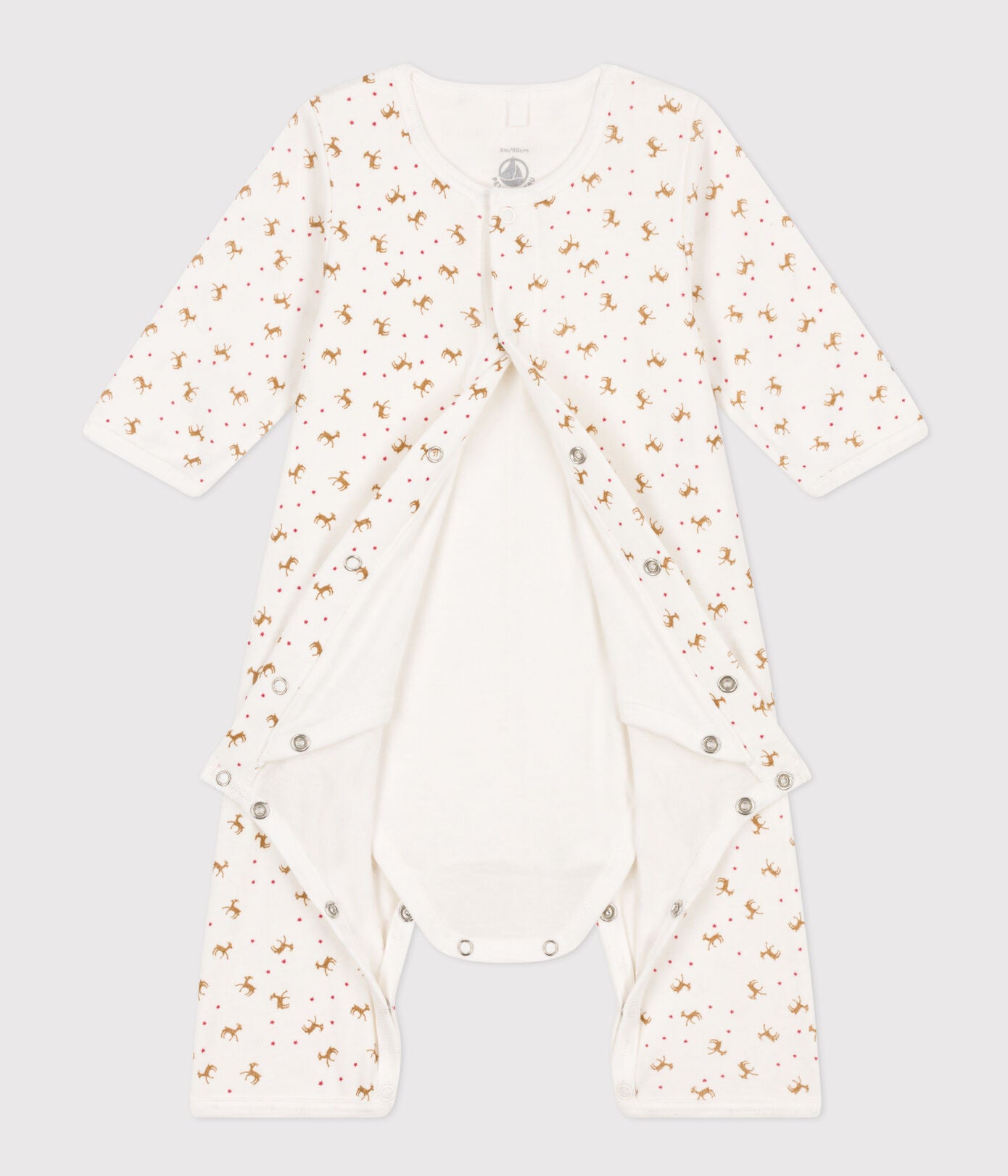 BABIES' FOOTLESS COTTON BODYJAMA BABIES' FOOTLESS COTTON BODYJAMA