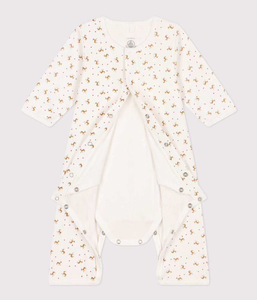 BABIES' FOOTLESS COTTON BODYJAMA