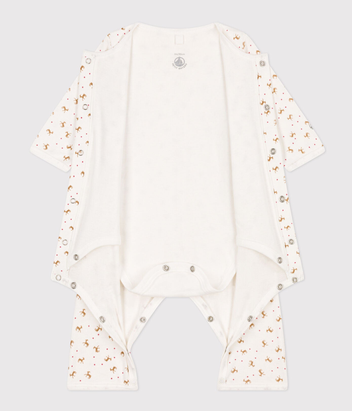 BABIES' FOOTLESS COTTON BODYJAMA BABIES' FOOTLESS COTTON BODYJAMA