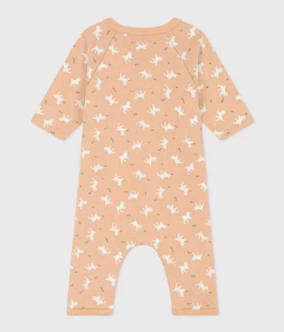 BABIES' FLEECE JUMPSUIT