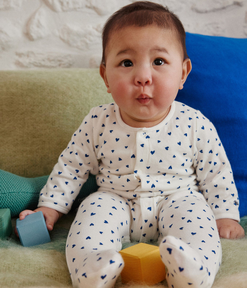 HEART PATTERNED TUBE KNIT BODYJAMA