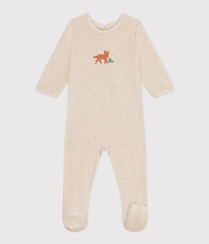 BABIES' VELOUR GONDOLA PYJAMAS