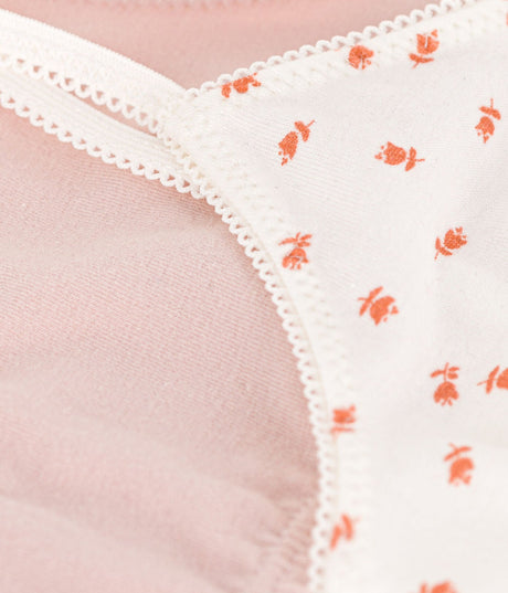 Lot De 2 Brassières Petit Bateau Pour Fille - Douces Et Confortables En Coton