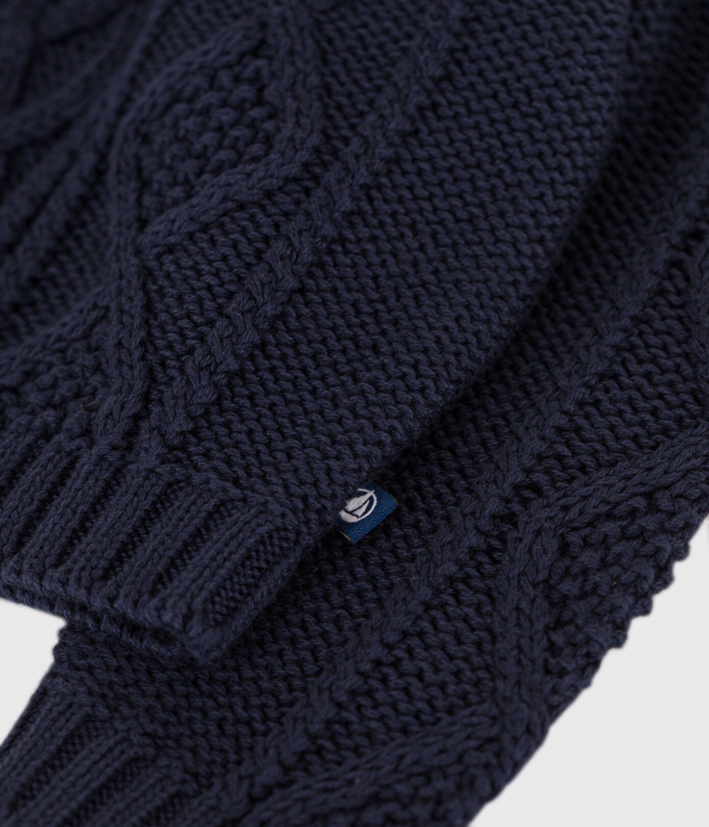 Babies' Cable Knit Cotton Pullover Babies' Cable Knit Cotton Pullover