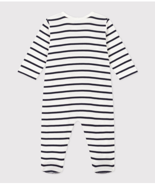 BABIES' STRIPY RIP KNIT PYJAMAS
