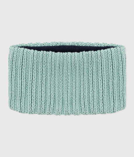 CHILDRENS UNISEX FLEECE LINED KNITTED SNOOD