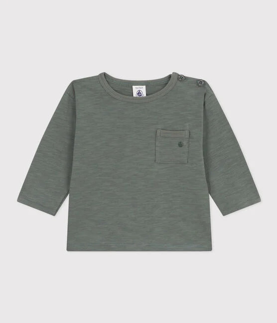 Babies' Long-Sleeved Slub Jersey T-Shirt