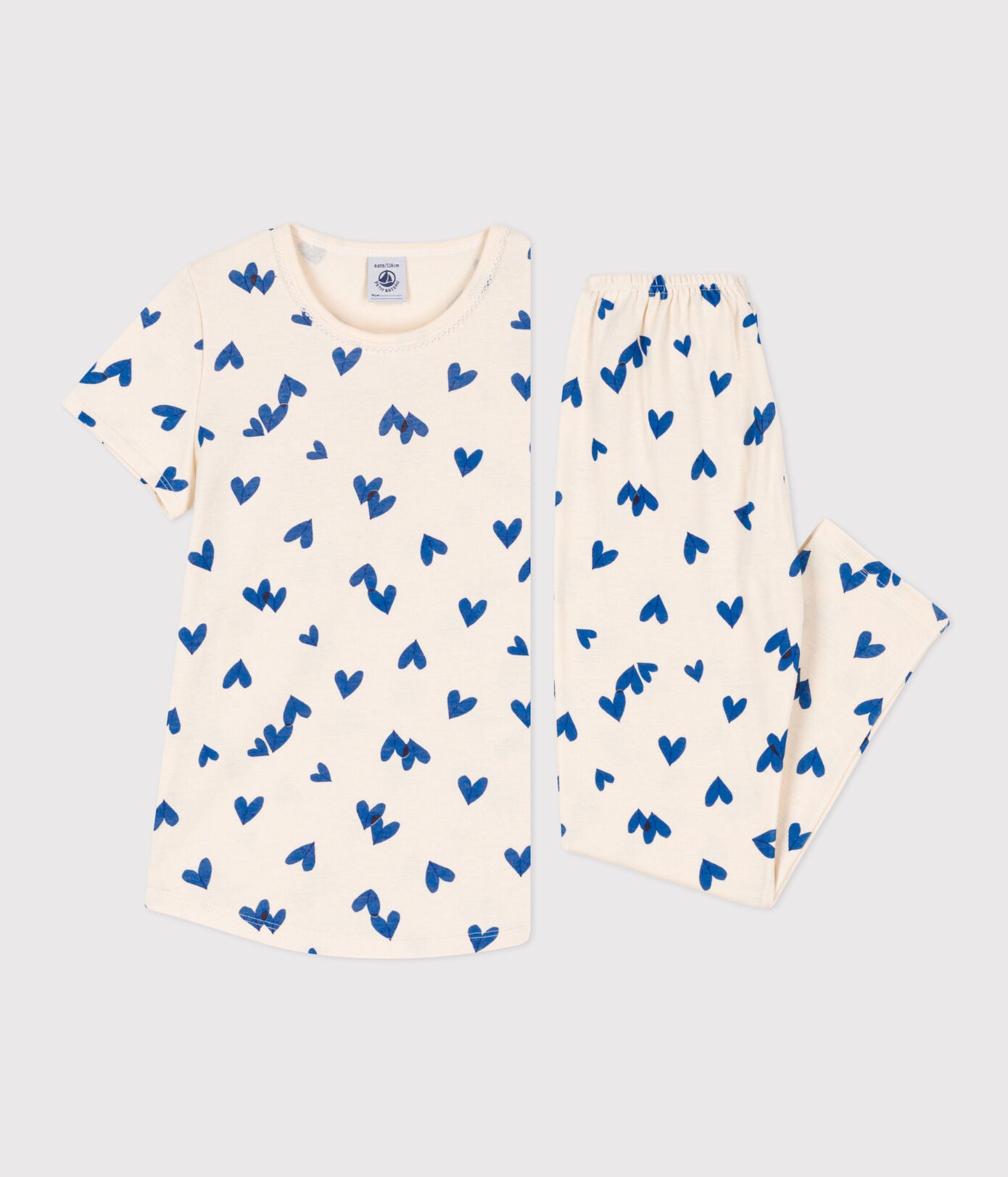 GIRLS' SHORT-SLEEVED COTTON PYJAMAS GIRLS' SHORT-SLEEVED COTTON PYJAMAS
