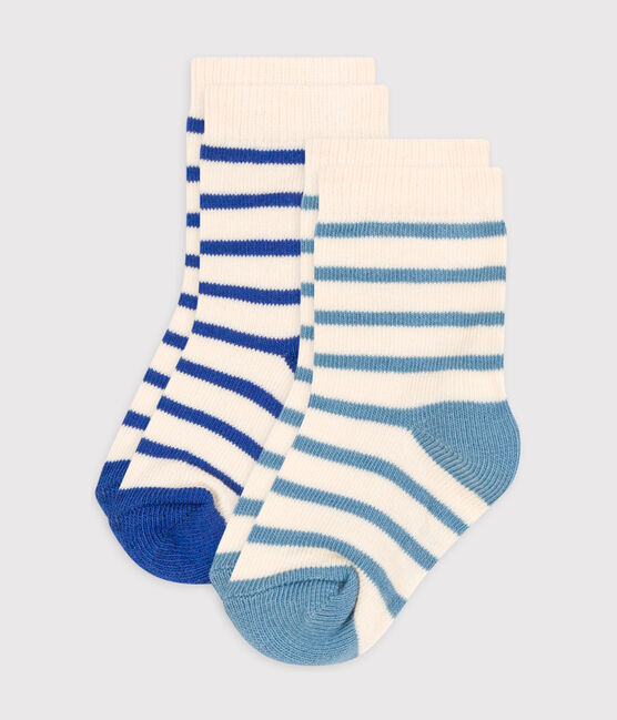 BABIES' STRIPY SOCKS - 2-PACK