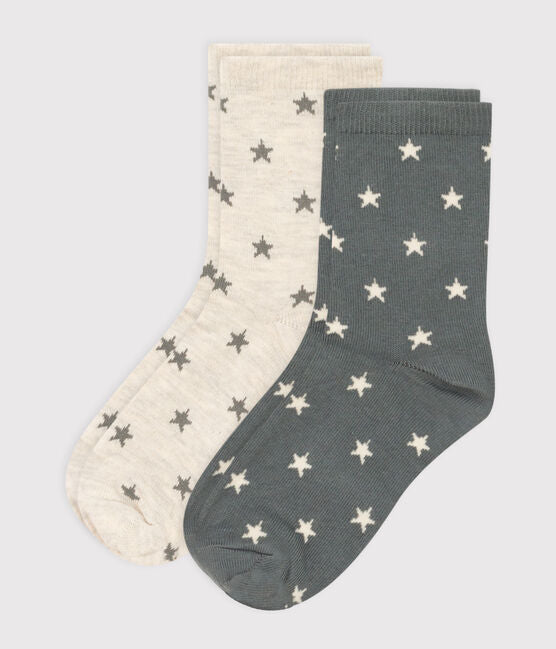 CHILDREN'S UNISEX STARRY SOCKS - 2-PACK