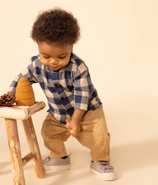 BABIES' COLOURFUL DENIM TROUSERS