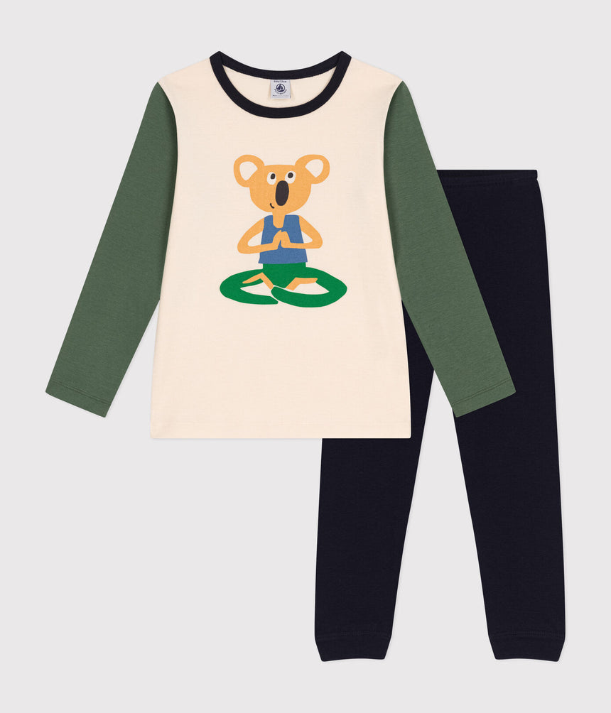 CHILDREN'S PLAIN COTTON PYJAMAS