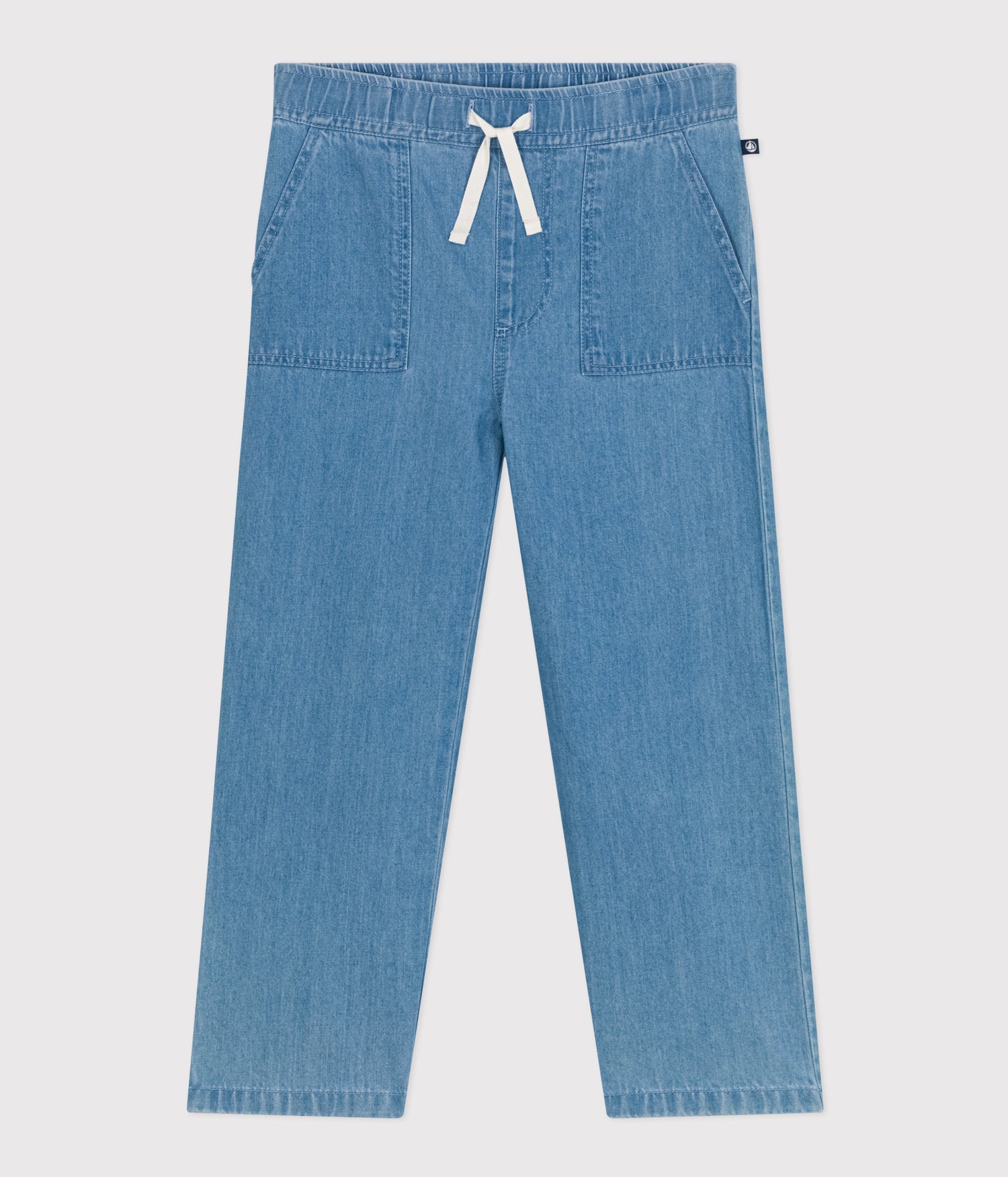BOYS' STRAIGHT LIGHT DENIM TROUSERS BOYS' STRAIGHT LIGHT DENIM TROUSERS
