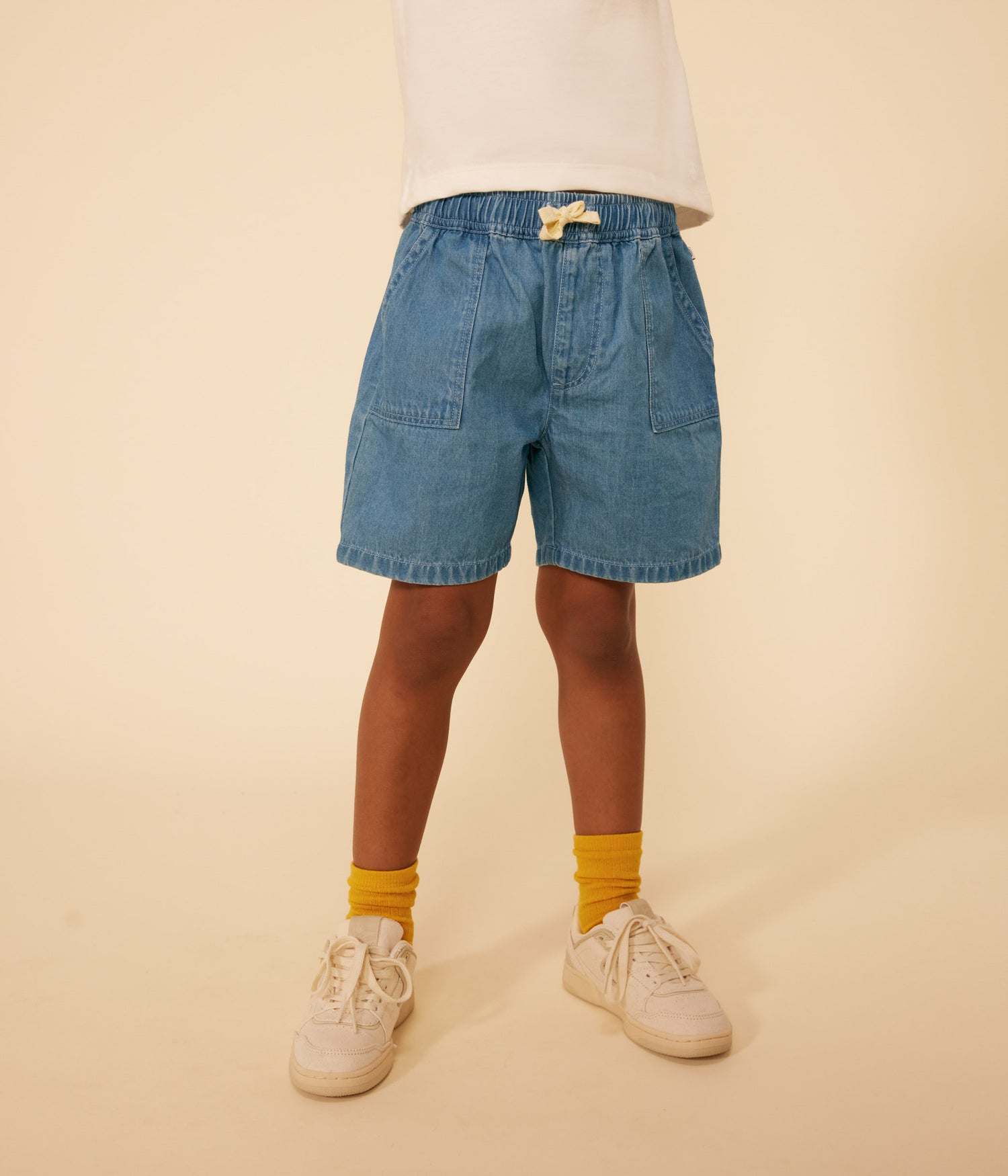 BOYS' LIGHT DENIM SHORTS BOYS' LIGHT DENIM SHORTS