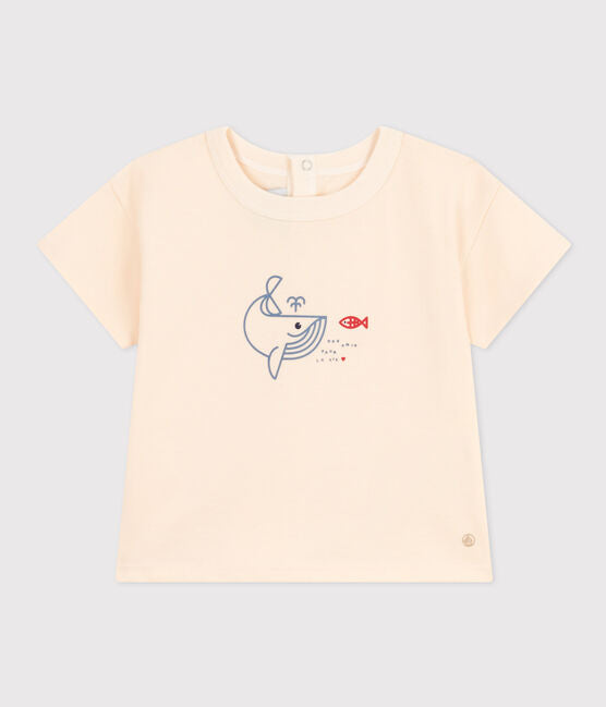 BABIES' SHORT-SLEEVED LIGHTWEIGHT JERSEY T-SHIRT