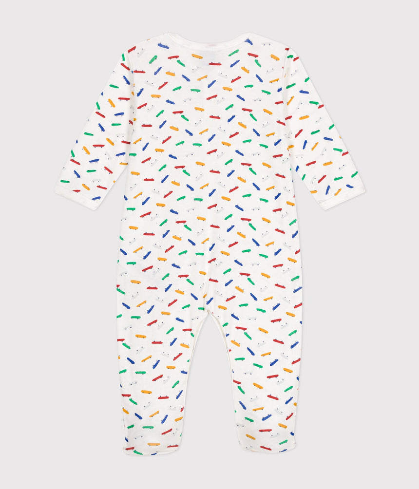 BABIES' SKATEBOARD PRINT COTTON PYJAMAS