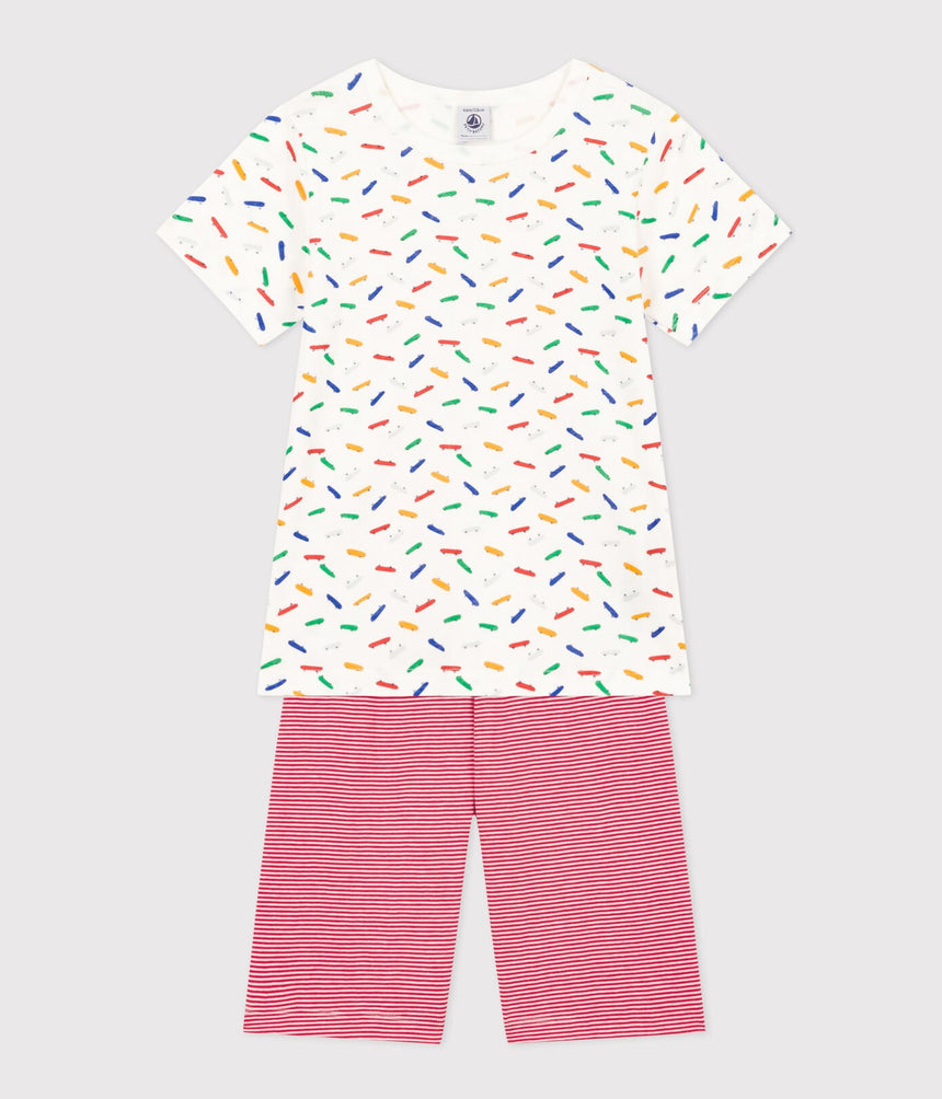 CHILDREN'S SHORT COTTON PYJAMAS